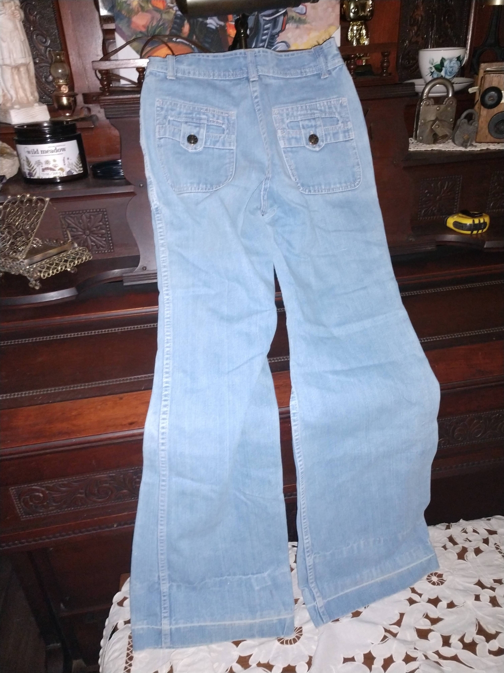 Vintage Cheri Amour Flair Leg Jeans 1970s